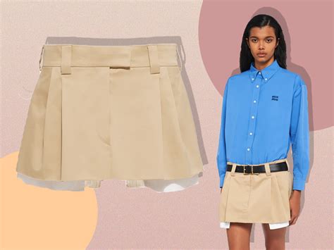 miu miu micro shorts dupe|miu mini skirts.